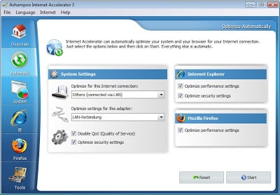 Ashampoo Internet Accelerator v3.30 Full Download