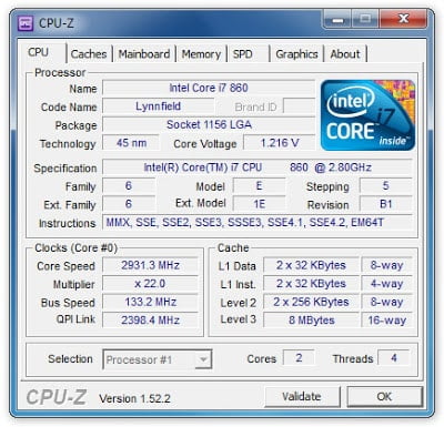 CPU-Z 2.04 Free Download