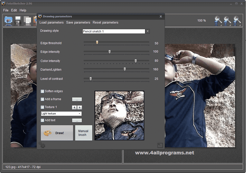 FotoSketcher 3.80 Free Download Full