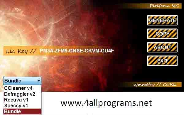 Piriform Multikeygen Activator for (All Products) Full