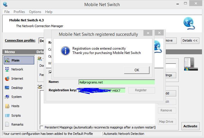 Mobile Net Switch v4.30 Free Download Full
