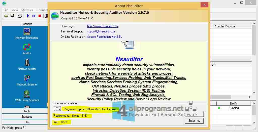 Nsauditor Network Security Auditor 3.2.5.0 Full