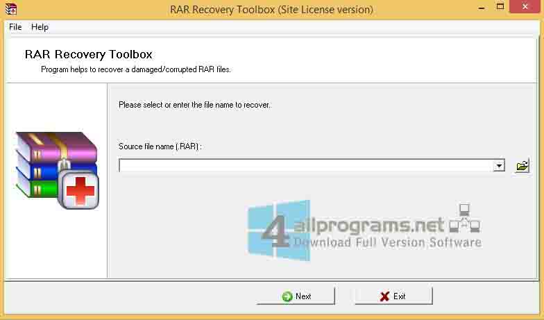 RAR Recovery Toolbox 1.1.10.21 Full