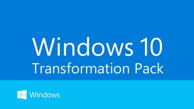 windows 10 transformation pack fow windows 7