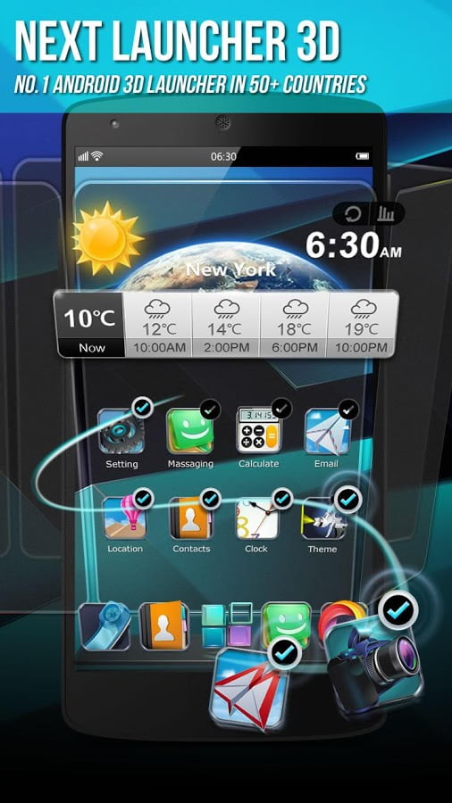 Next Launcher 3D Pro APK Free Download v3.7.6.1 Premium