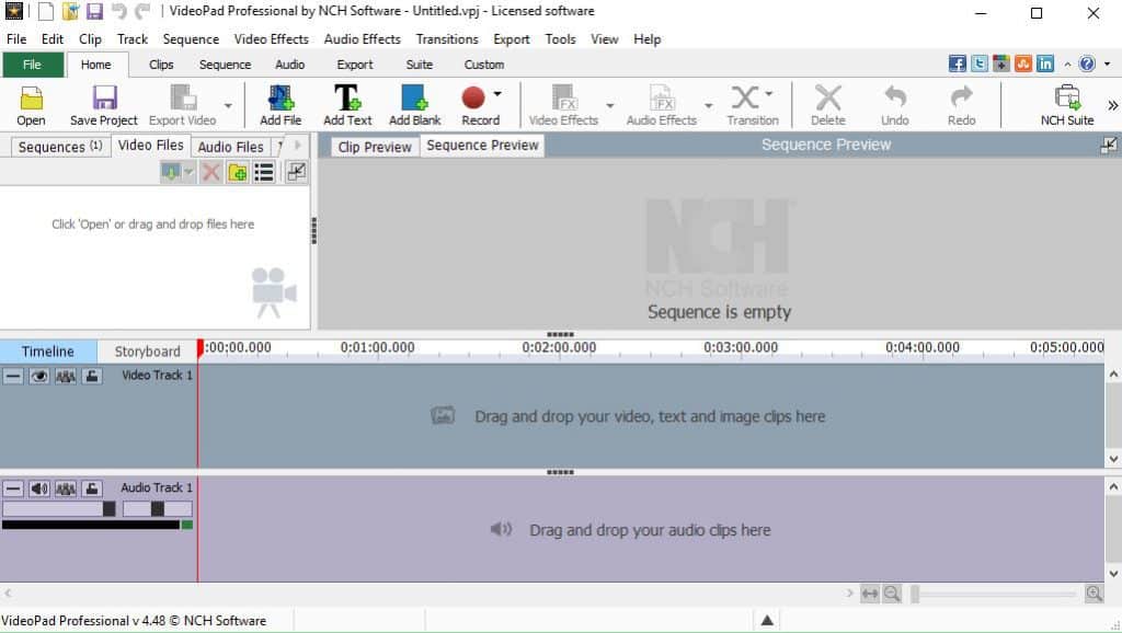 nch videopad download