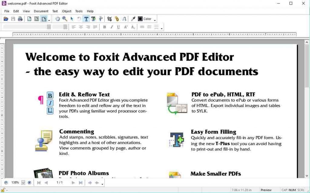 Foxit editor pro