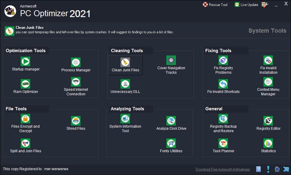 Asmwsoft PC Optimizer 2022 v13.2.3262 Free Download Full