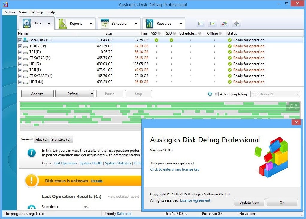 Auslogics Disk Defrag Pro 11.0.0.2 Full