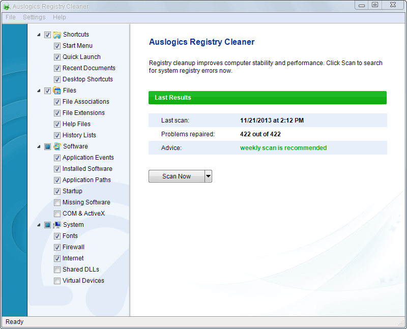 Auslogics Registry Cleaner Professional 9.3.0.1 Full