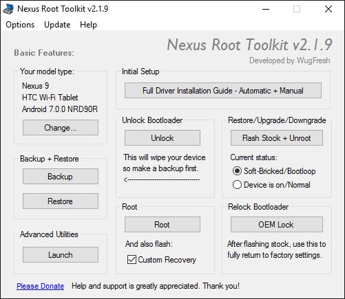 Nexus Root Toolkit 2.1.9 Free Download