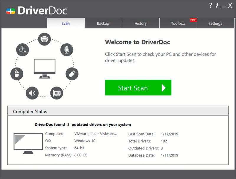 DriverDoc Pro 6.2.825 Free Download Full