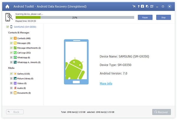 AnyMP4 Android Data Recovery 2.1.6 Full