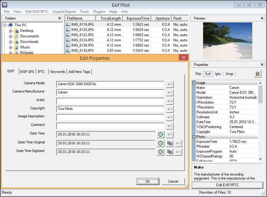 Exif Pilot 6.27.2 Free Download Full