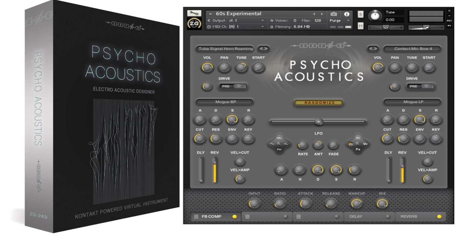 Zero-G – Psycho Acoustics (KONTAKT) Full