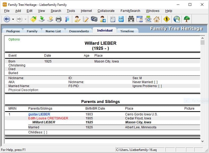 Family Tree Heritage Gold 16.0.12 Free Download